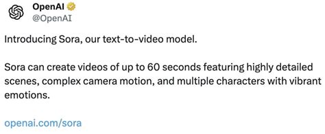 OpenAI空降视频生成模型：一口气生成60s，风格画质尺寸灵活定制_Openai Sora官网|Sora视 …