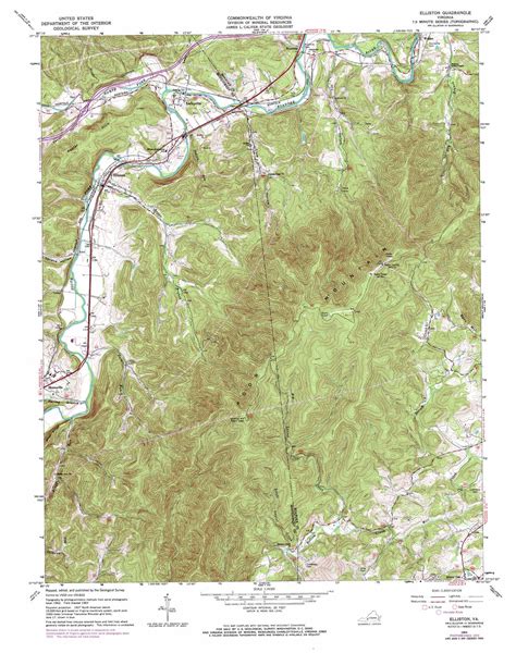 Elliston topographic map 1:24,000 scale…