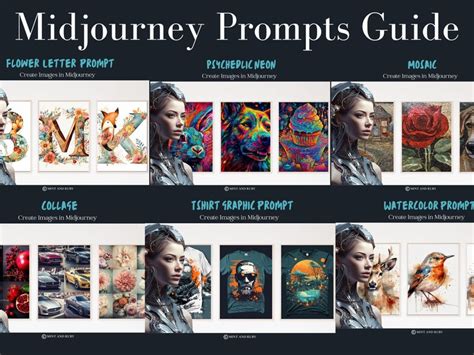 Midjourney Prompt Guide Top 25 Prompts AI Art Midjourney AI - Etsy New ...