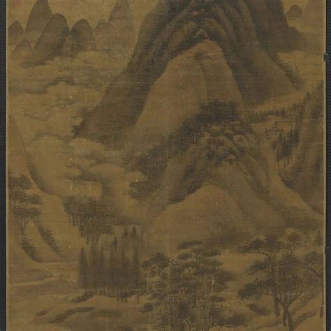 元 高克恭《群峰秋色轴》_张旭光_草书_巡展